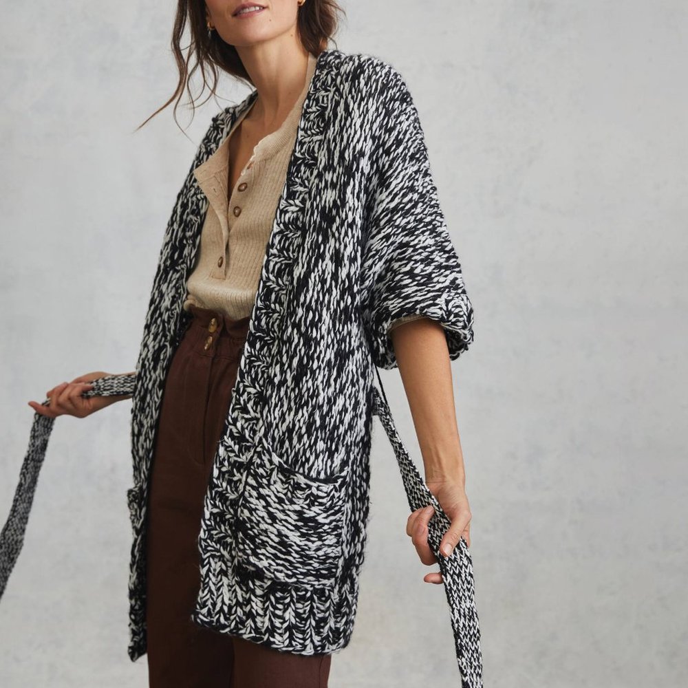 HTF Anthropologie Wanda Marled Cardigan